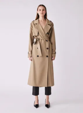 Esmaeé Avenue Trench Coat - Driftwood