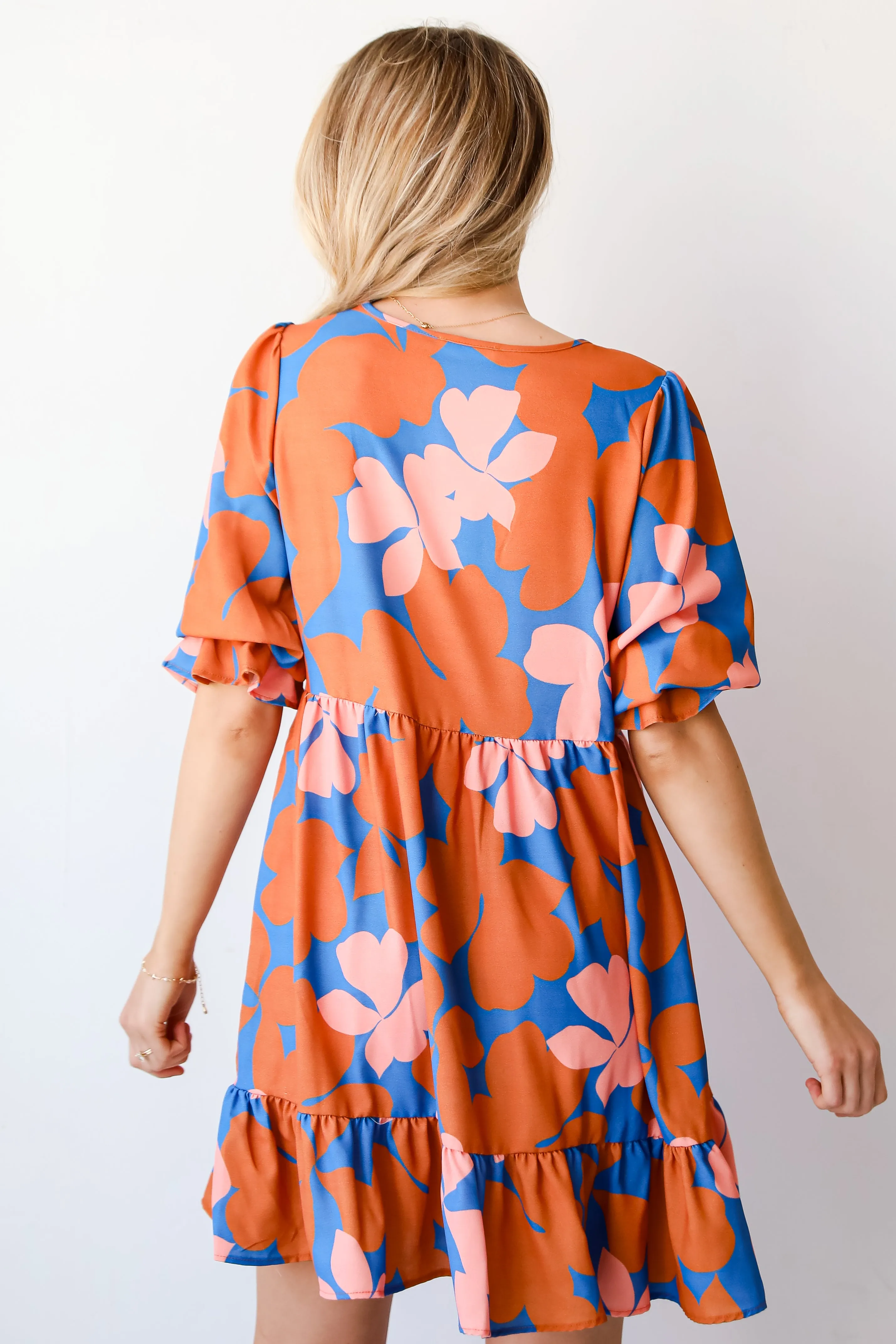 FINAL SALE - Perfect Day For Love Floral Babydoll Mini Dress