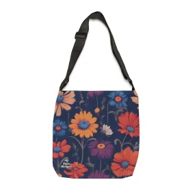 Fun Wildflowers, Tote Bag with Adjustable Strap - Trendy and Versatile