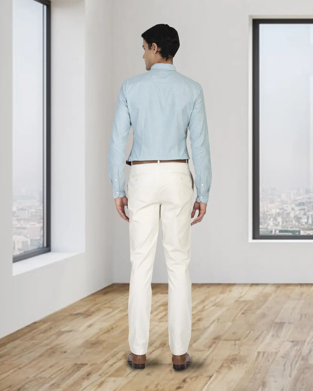 Genoa Ivory Cream Chino