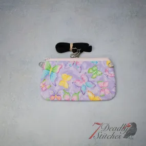 Glitter Butterflies Simple Crossbody