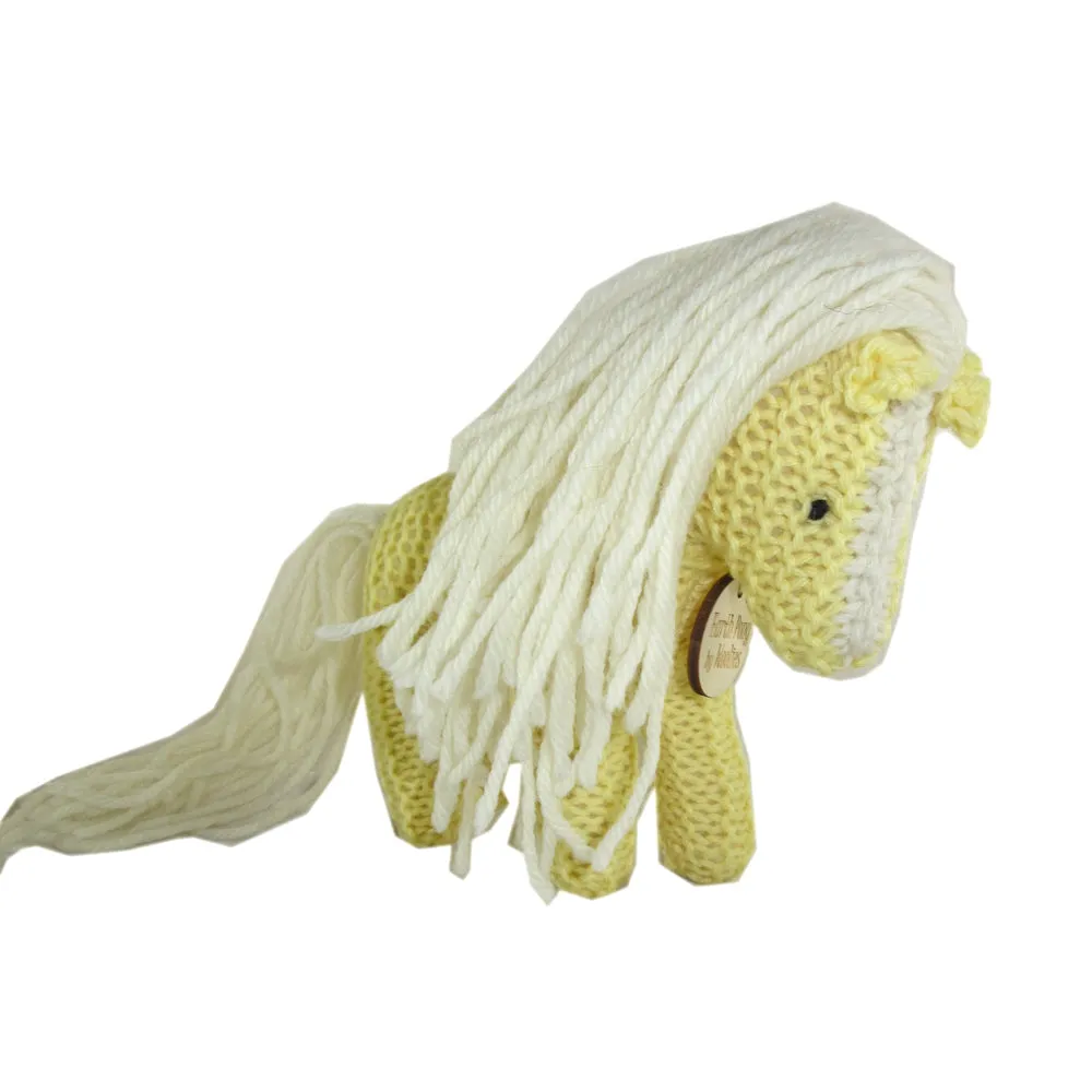 Handcrafted Pastel Earth Pony Plush Toy - USA