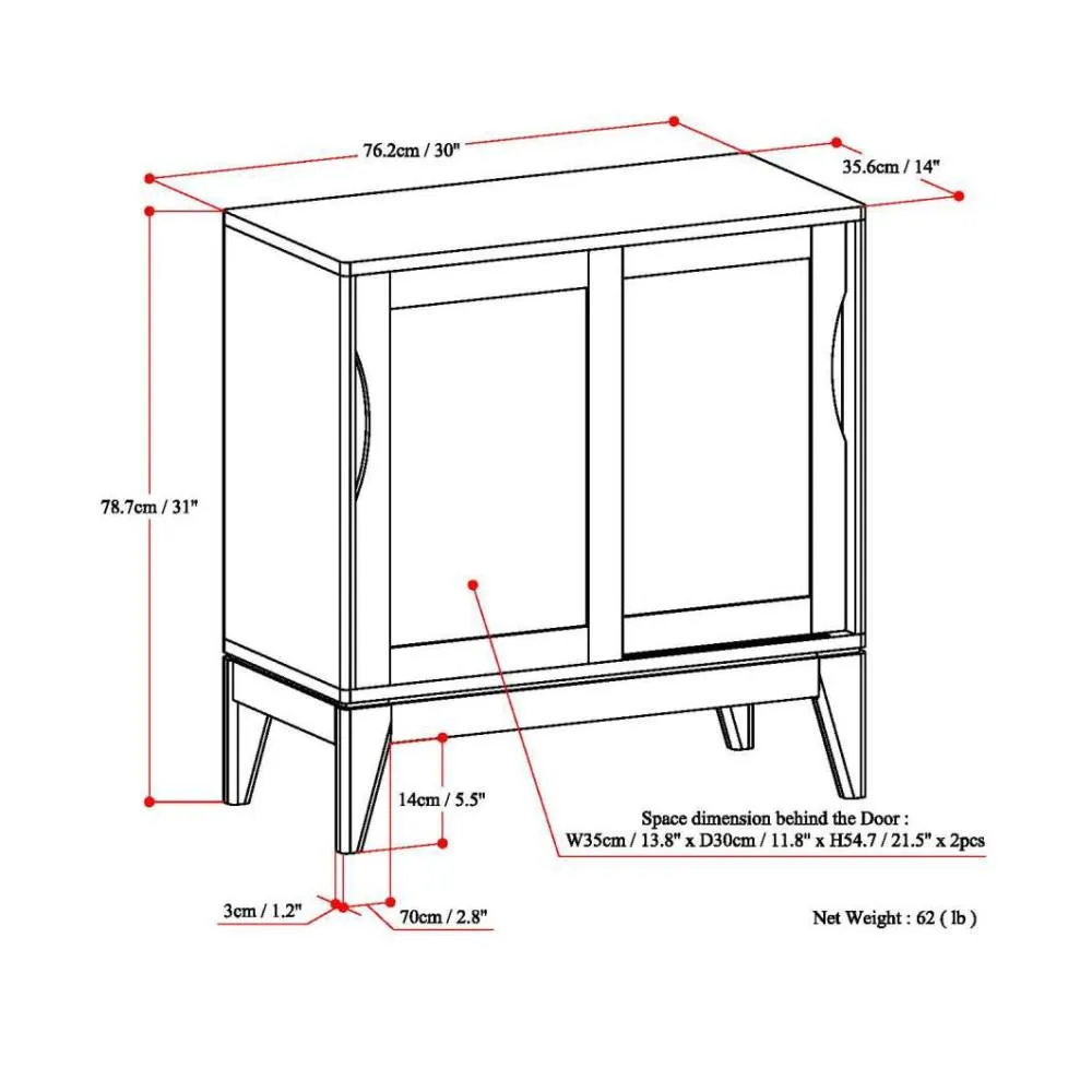 Harper Low Storage Cabinet