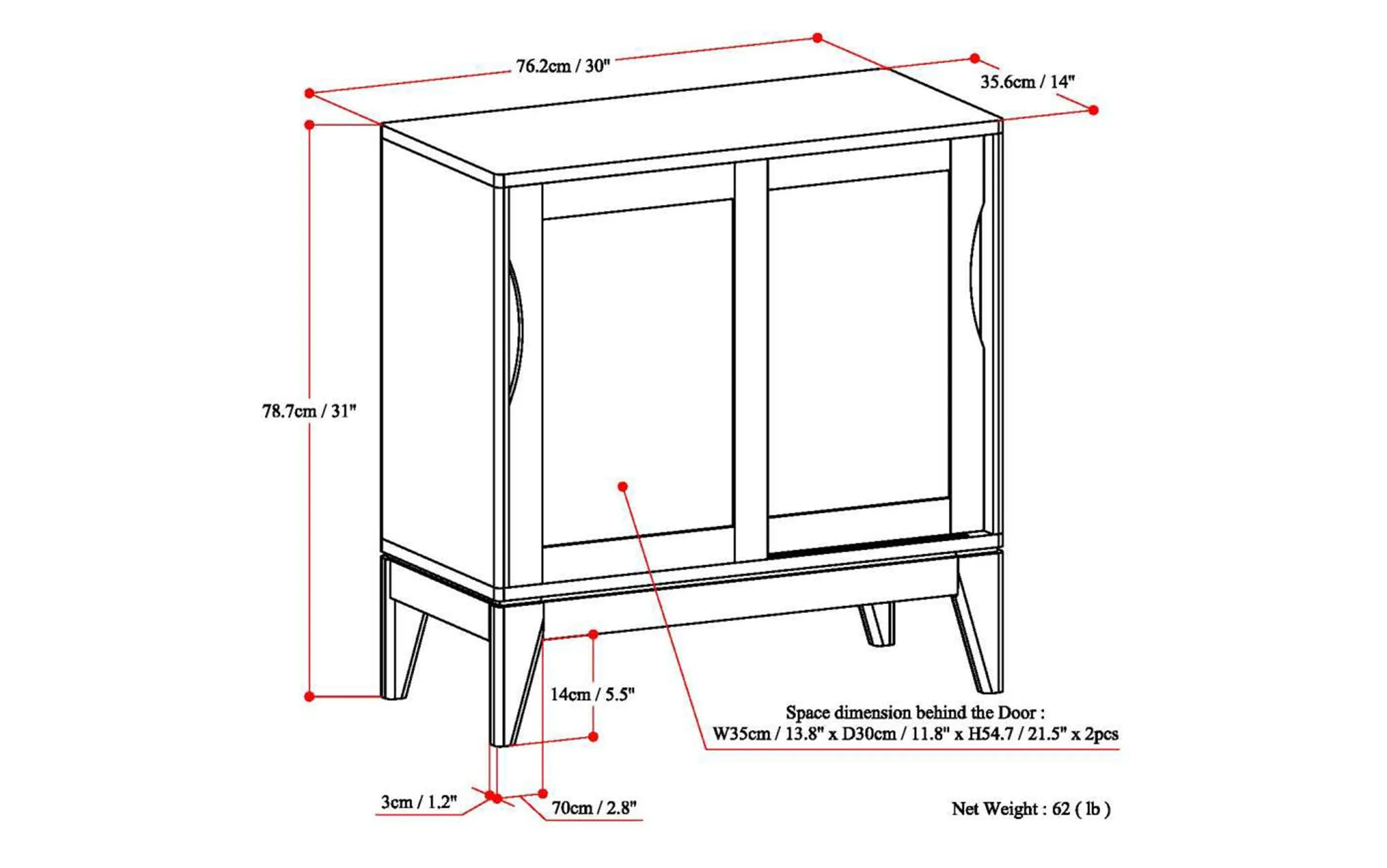 Harper Low Storage Cabinet