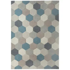 Hexagon Rug Pastel