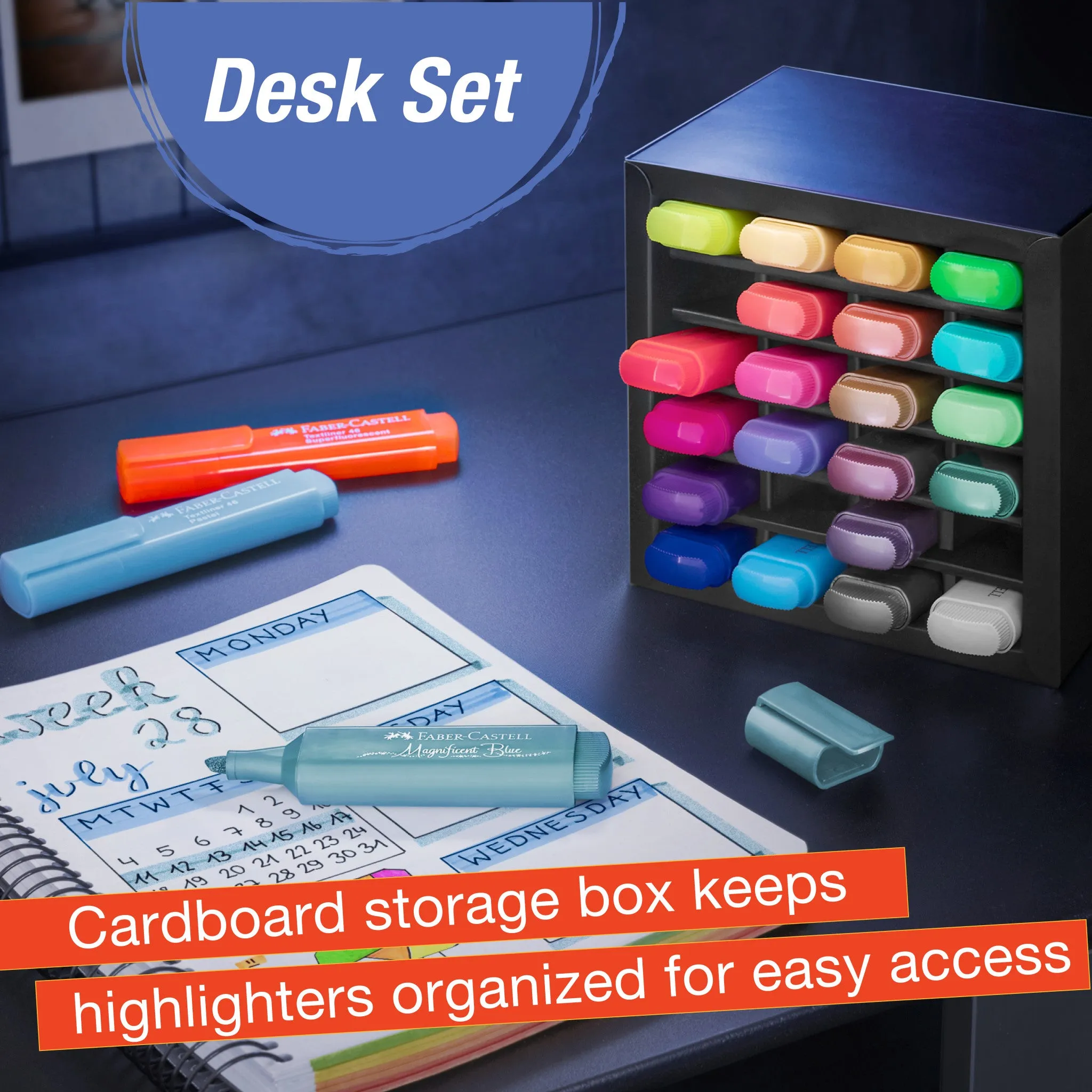 Highlighters, Desk Set of 24 - #254602