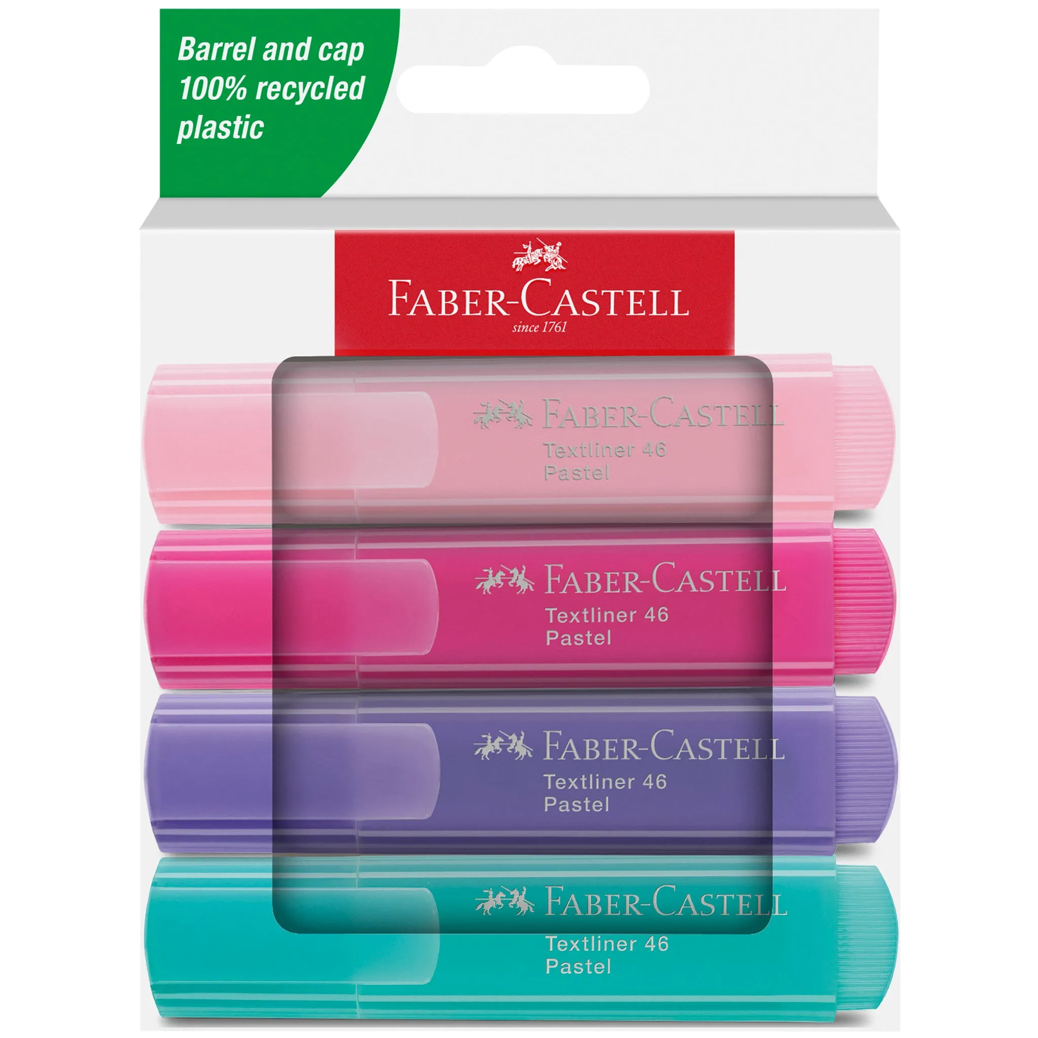 Highlighters, Pastel Colors - Box of 4 - #254654