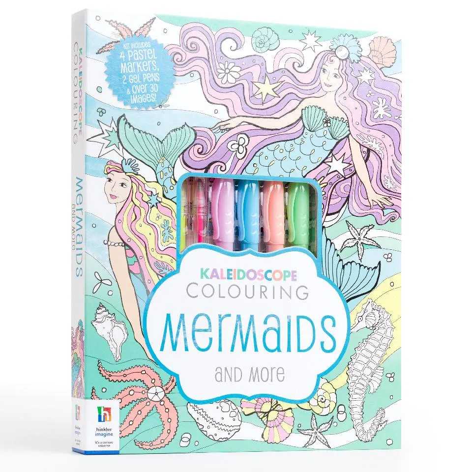 Kaleidoscope Colouring Kit: Mermaids & More