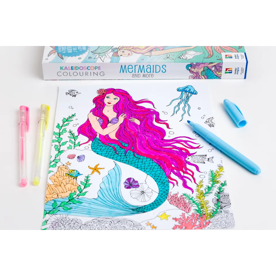 Kaleidoscope Colouring Kit: Mermaids & More