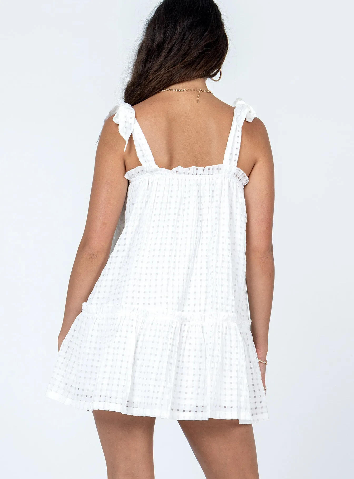 Keylah Mini Dress White