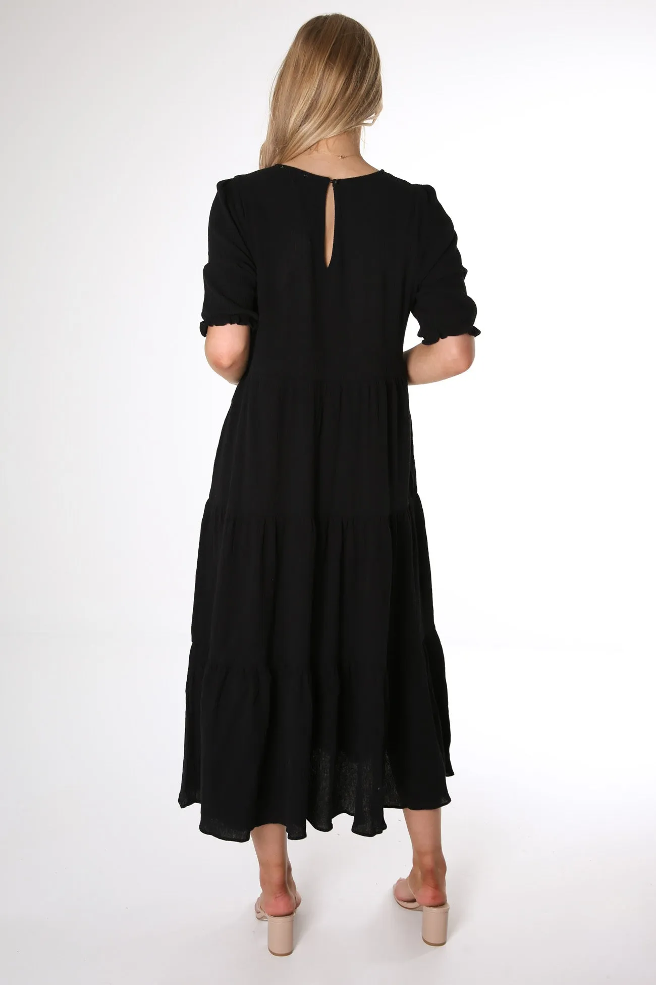 Lana Midi Dress Black