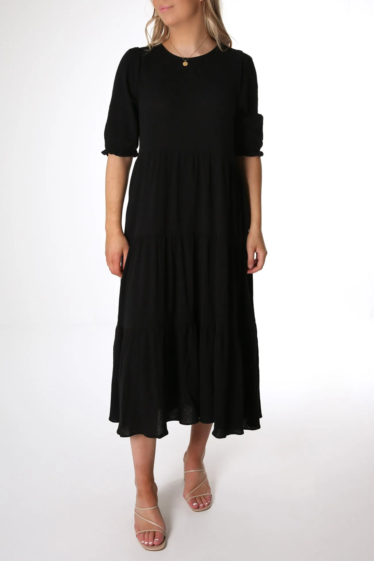 Lana Midi Dress Black