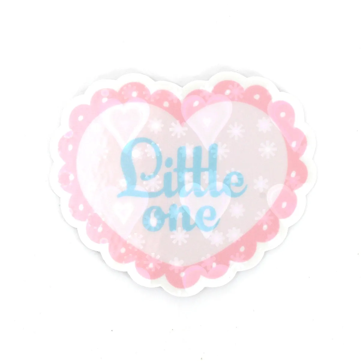 Little One Pastel Heart - Vinyl Sticker