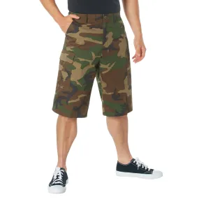 Long Length Camo BDU Shorts