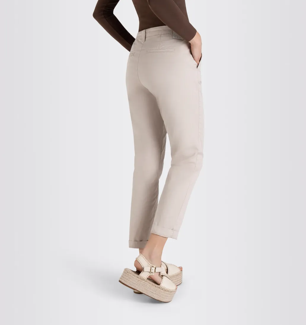 Mac Women's Chino Turn Up Ivory