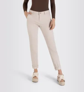 Mac Women's Chino Turn Up Ivory