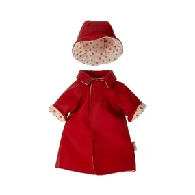 Maileg rainwear with hat for teddy mum