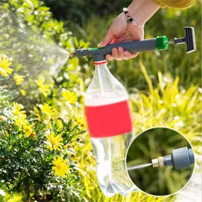 Manual High Pressure Adjustable Sprayer - Fits on Standard Beverage Bottles