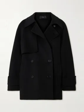 Marne double-breasted wool and cashmere-blend coat