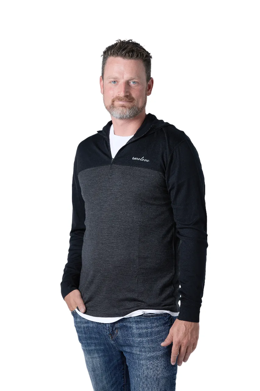 Men's 1/4 Zip Hoodie Pullover