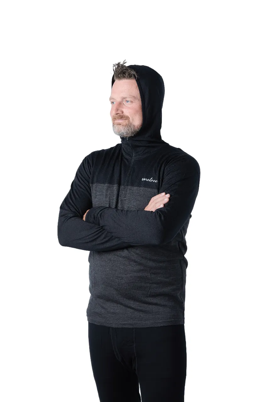 Men's 1/4 Zip Hoodie Pullover