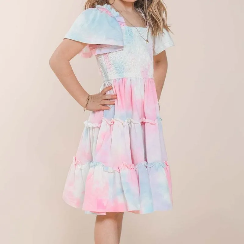 MOMMY & ME PASTEL SPLASH DRESS SET