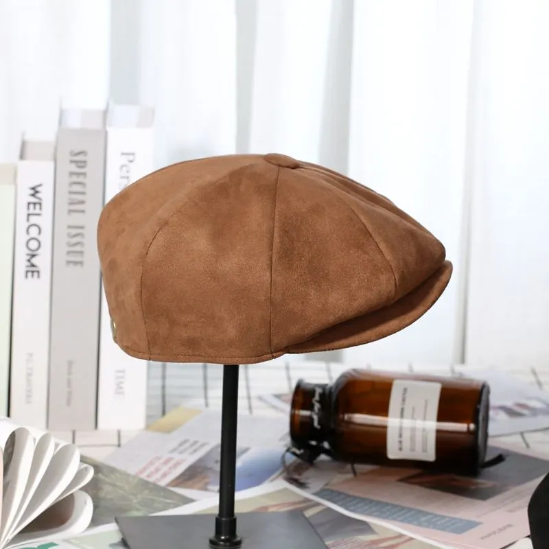 Newsboy Cap Suede