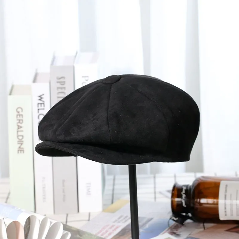 Newsboy Cap Suede