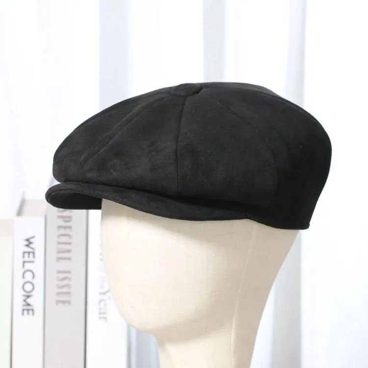 Newsboy Cap Suede