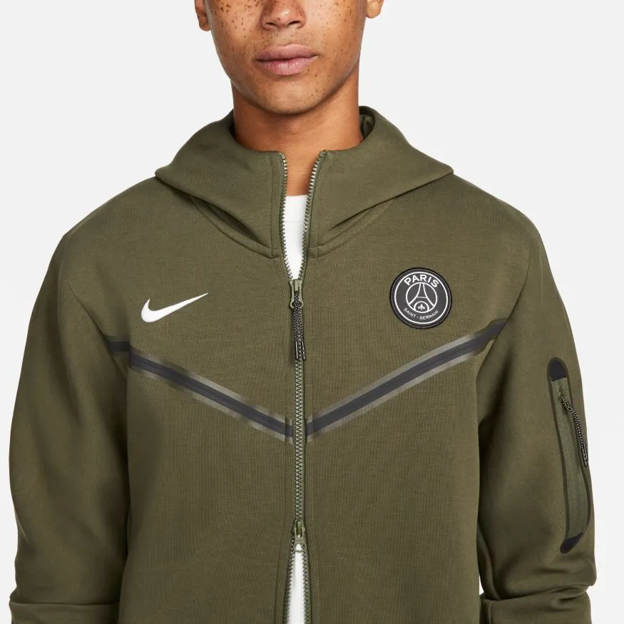 Nike Paris Saint-Germain Tech Fleece Windrunner Men's Full-Zip Hoodie