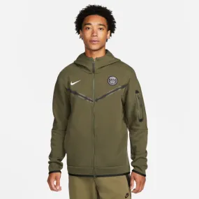 Nike Paris Saint-Germain Tech Fleece Windrunner Men's Full-Zip Hoodie