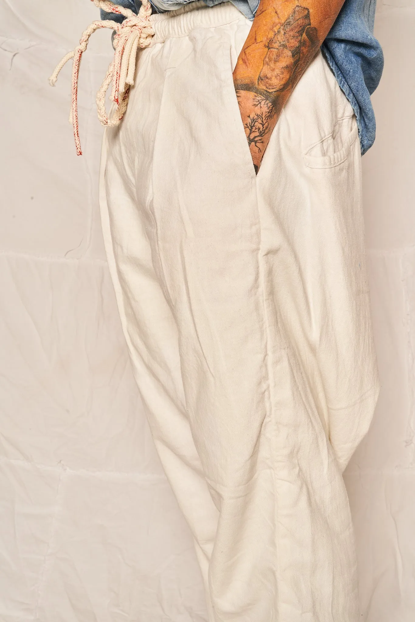 P61 Chino Hemp/Organic Cotton Off White