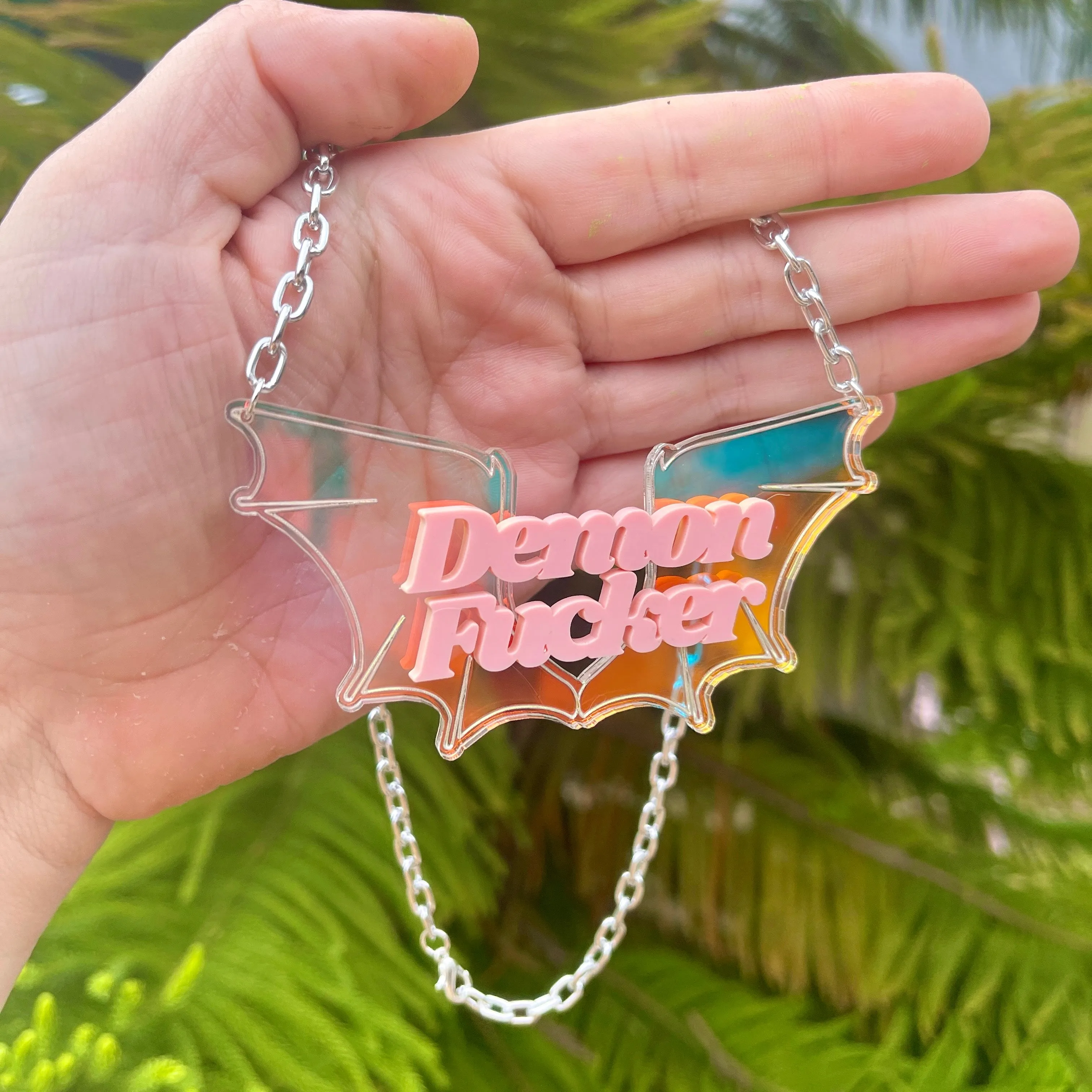 Pastel Demon Fucker Statement Necklace