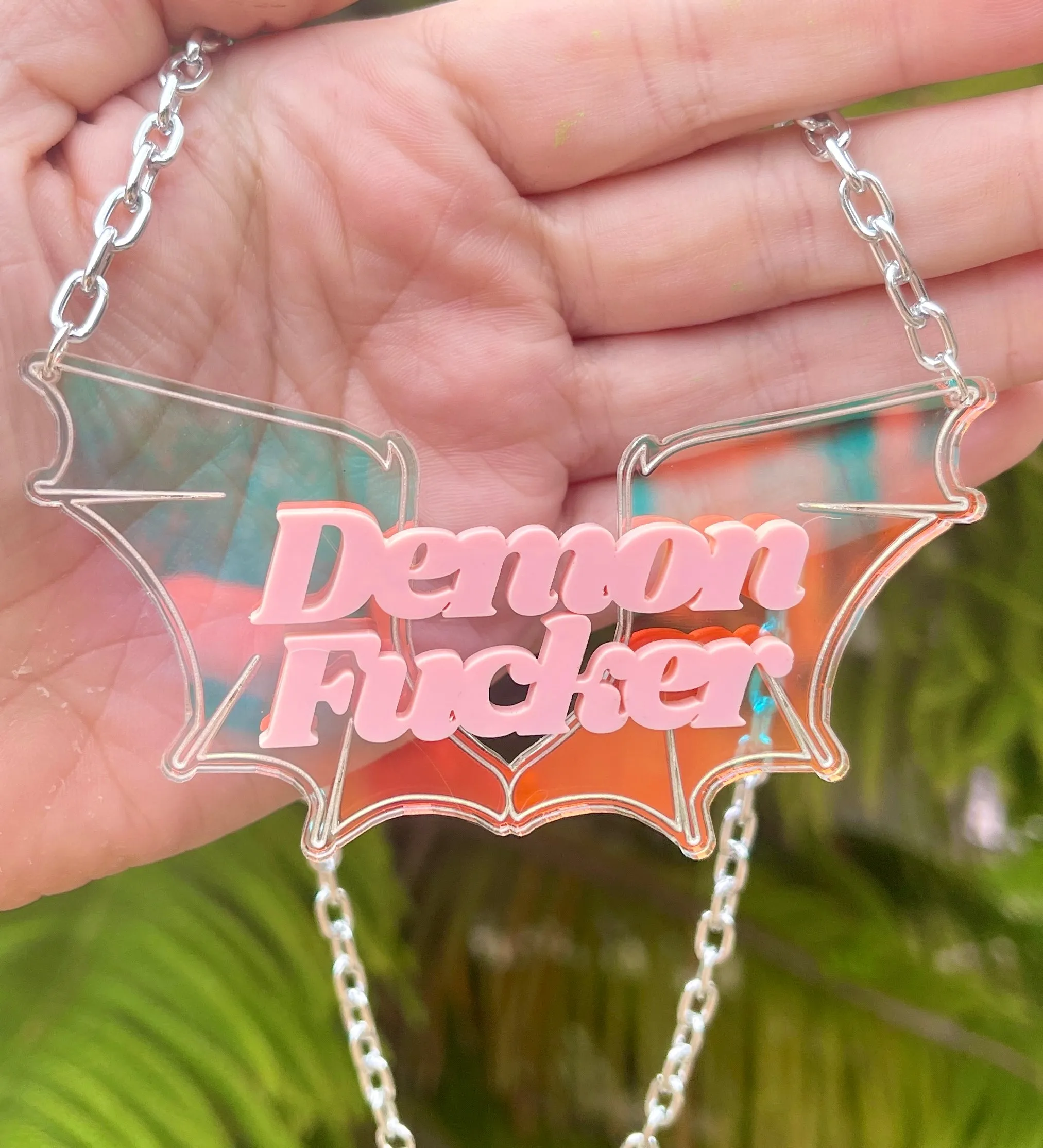 Pastel Demon Fucker Statement Necklace