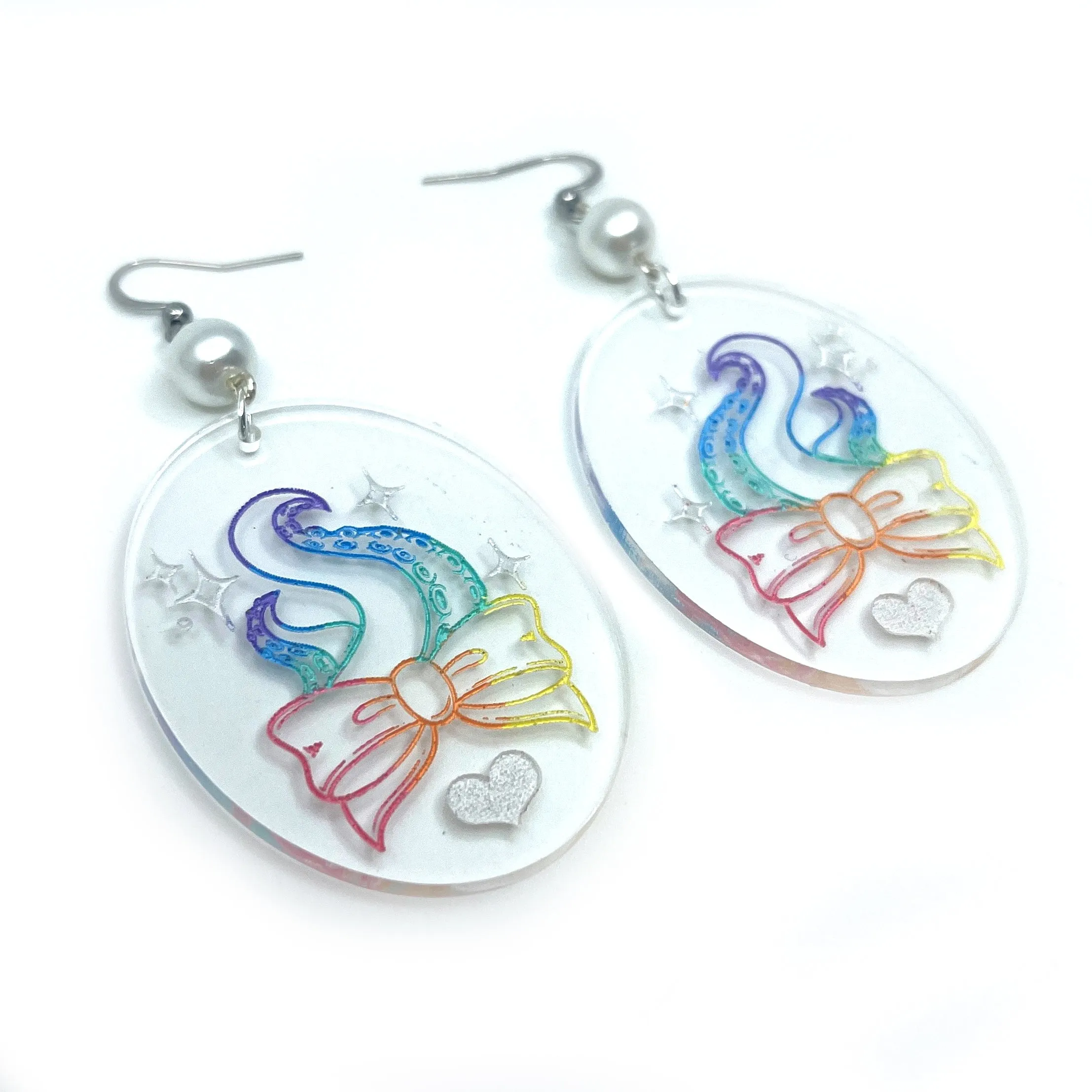 Pastel Tentacle Lover Earrings