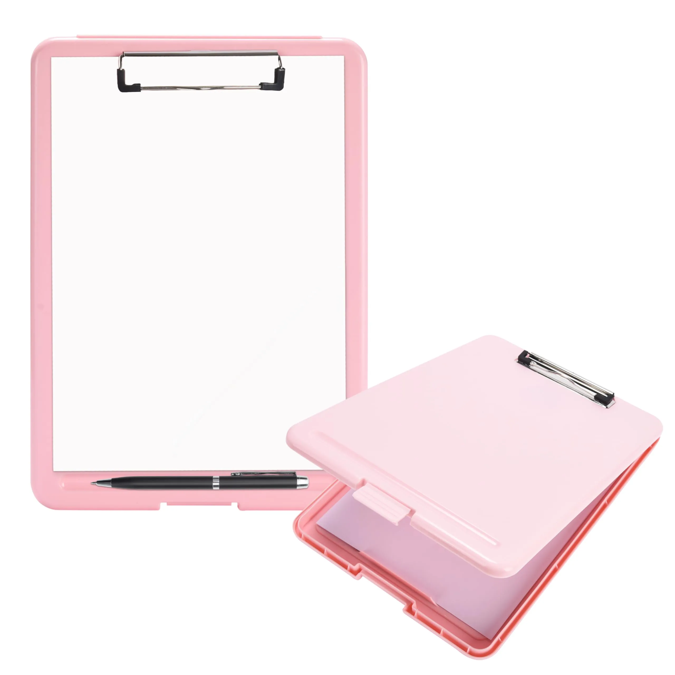 Pink Clipboard With Storage - Smooth, Sturdy And Durable Clipboard - Versatile