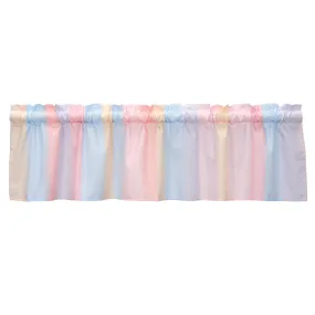 Rainbow Hearts Window Valance