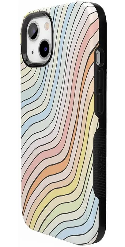 Ride The Wave | Pastel Rainbow Lined Case