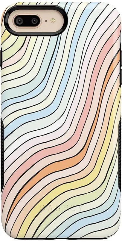 Ride The Wave | Pastel Rainbow Lined Case