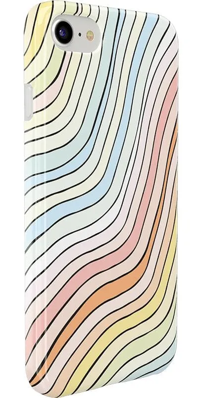 Ride The Wave | Pastel Rainbow Lined Case