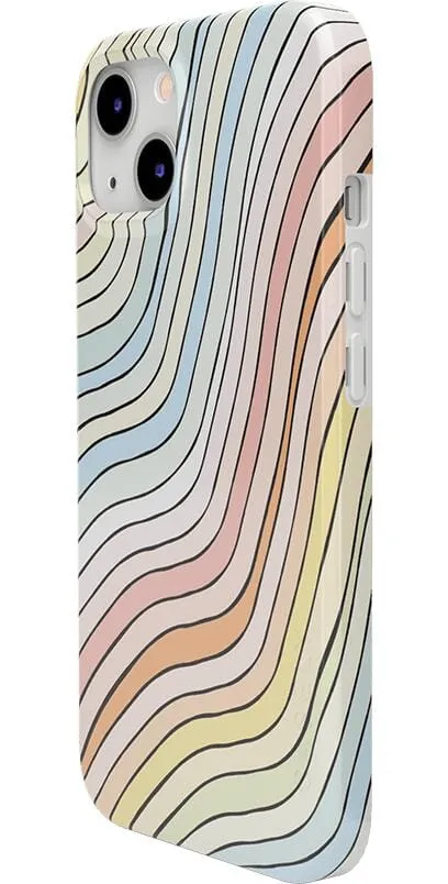 Ride The Wave | Pastel Rainbow Lined Case