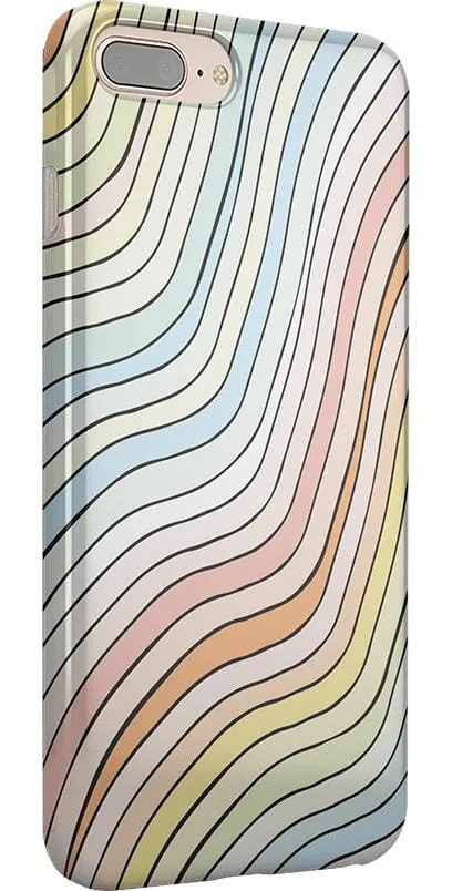 Ride The Wave | Pastel Rainbow Lined Case