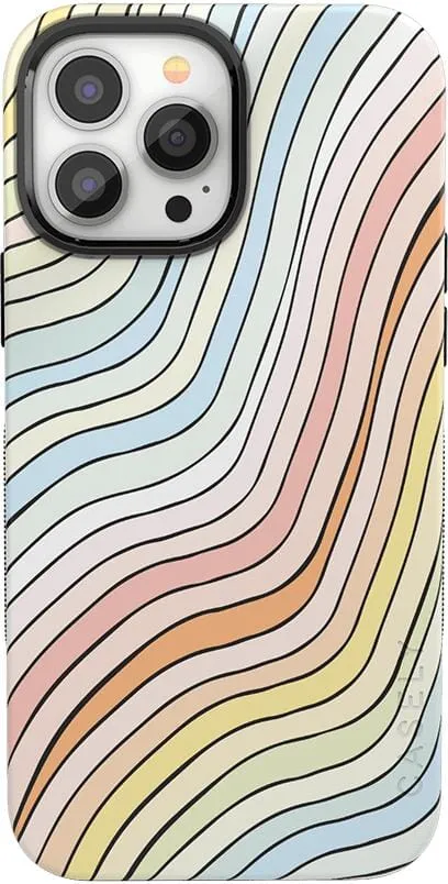 Ride The Wave | Pastel Rainbow Lined Case