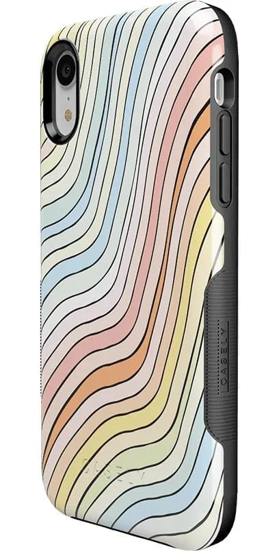 Ride The Wave | Pastel Rainbow Lined Case