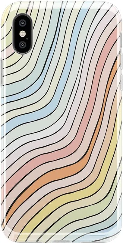 Ride The Wave | Pastel Rainbow Lined Case