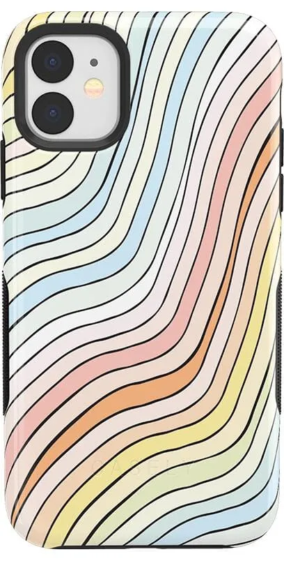 Ride The Wave | Pastel Rainbow Lined Case