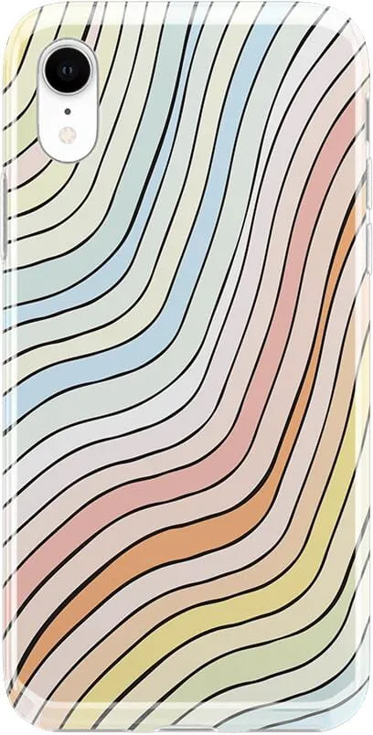 Ride The Wave | Pastel Rainbow Lined Case