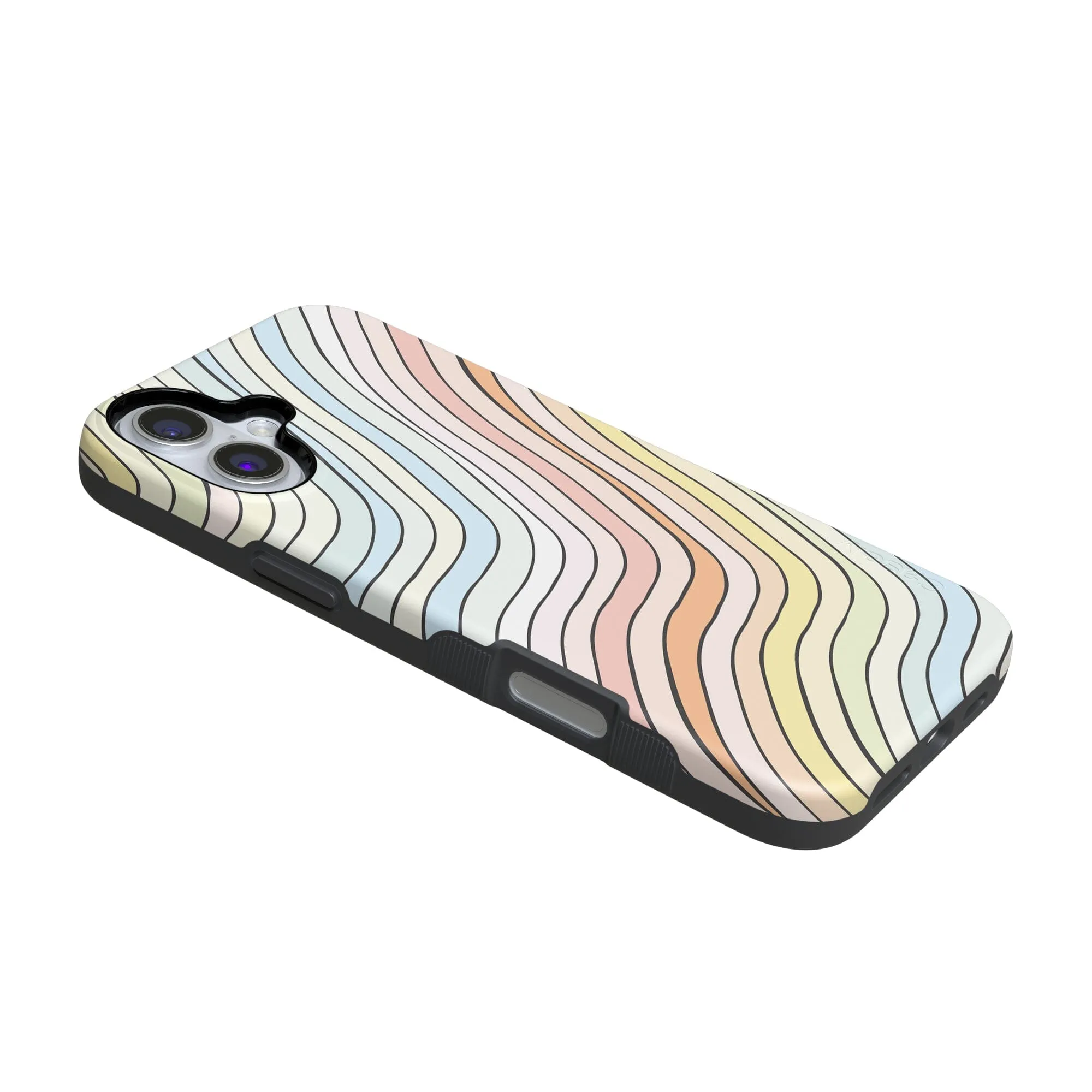 Ride The Wave | Pastel Rainbow Lined Case