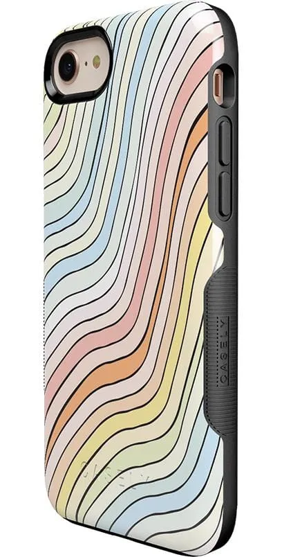 Ride The Wave | Pastel Rainbow Lined Case