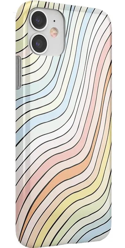 Ride The Wave | Pastel Rainbow Lined Case